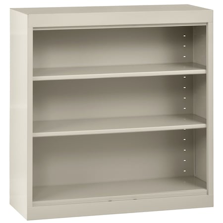 Sandusky Lee Welded Steel Bookcase, 36x12x36, Putty BA20361236-07