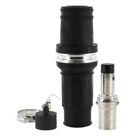 Leviton Single Pole Inline, 898 A, Male, Black 49M53-E