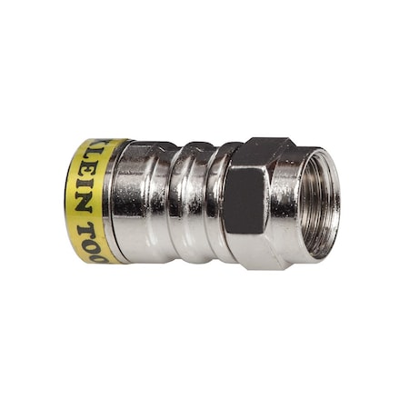 Klein Tools Push-On F Connectors RG6/6Q 10-Pack VDV812-627