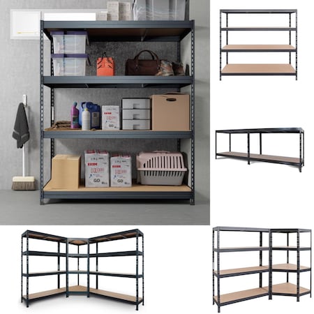 Ar Shelving Garage Series 71 in. H X 59.4 in. W X 18 in. D Metal Shelving Unit 8586002700039