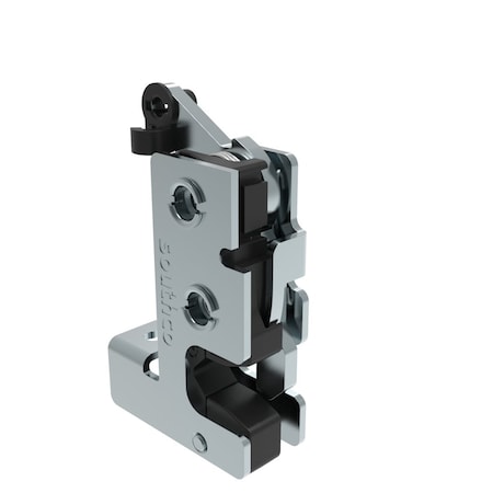 Southco Rotary Push To Close Latch, Small Size, Single Stage, with Integrated Bumper Bottom Trigger R4-10-21-506-10