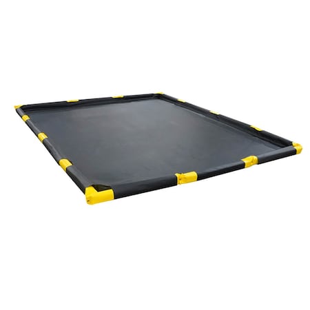 Black Diamond 12'x20'x4 Stinger Spillpal Foam Wall Berm, Black BD-1220-FW