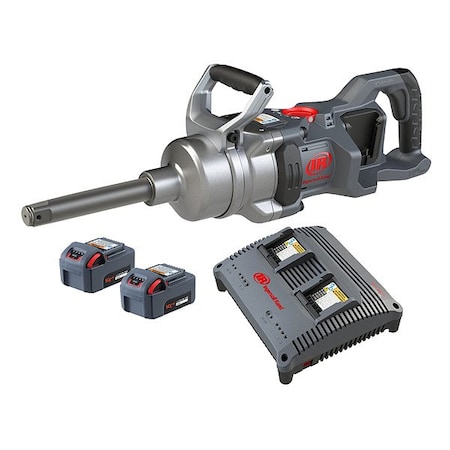 Ingersoll-Rand Impact Wrench, 20 V DC, Square W9691-K2E