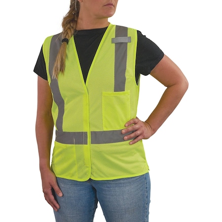 Ergodyne L Lime Class 2 Womens Hi-Vis Vest - HL 8210HLW-S