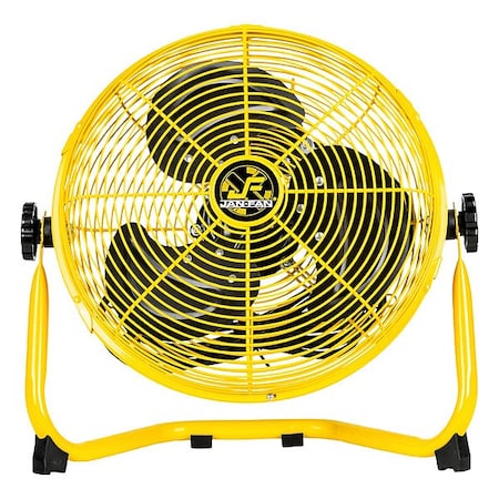Jan Fan MountedFan, Silver, 12inDia, Steel, 3Blade JF-12F-Y