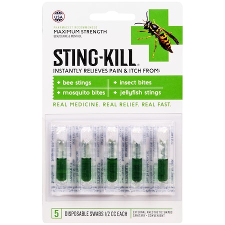 Sting Kill Sting Kill Anesthetic Swabs 5 5050