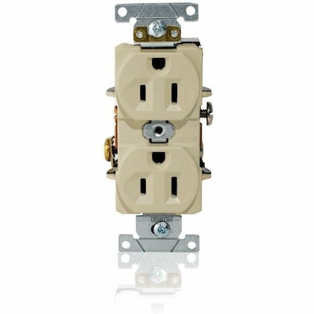 Leviton Dup Rec 15A 125V Self-Gr Ivr L5262-I