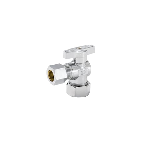 Proline Series Compression Angle Stop, 5/8 Od x 1/2 Od PK12 190-033HC