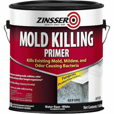Krud Kutter Zinsser White Water-Based Acrylic Mold Killing Primer 1 gal 276049