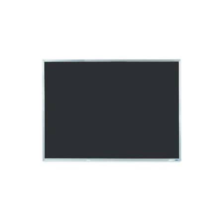 Aarco Composition Chalkboard Satin Anodized Aluminum Frame 36"x48" Black DC3648B