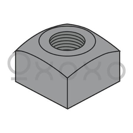 Oxoxo 1/2-13 Heavy Square Nut Plain, 300PK 420659