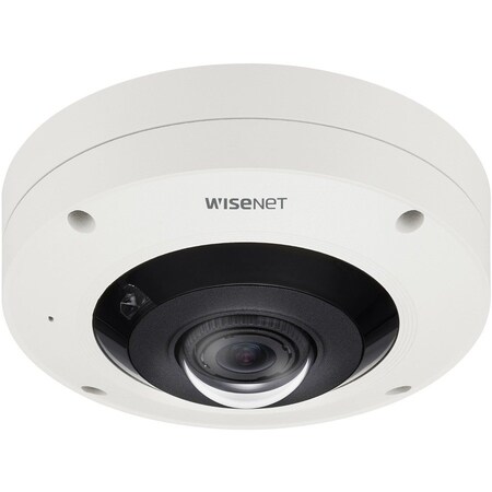 Hanwha Vision 1.08 mm 12MP IR Fixed WDR Fisheye Analytics Poe Camera XNF-9010RV