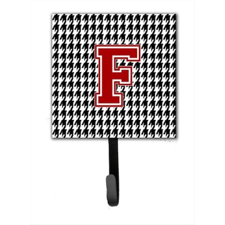 Carolines Treasures Monogram - Initial F Houndstooth Leash Holder Or Key Hook CJ1021-FSH4