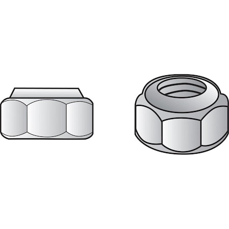 Aceds 6-32 in. Stop Nuts Zinc 57759