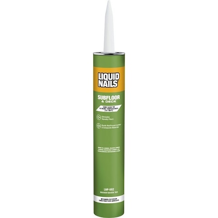 Liquid Nails Construction Adhesive, Light Tan, 28 oz Cartridge LNP-602