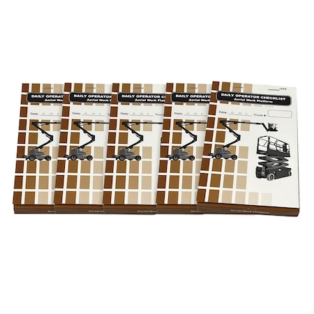 Ideal Warehouse Innovations Replacement Checklist Book, 1 3/8" W, PK5 70-1079-CP