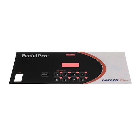 Nemco LABEL, FRONT LOWER PANINI 48779