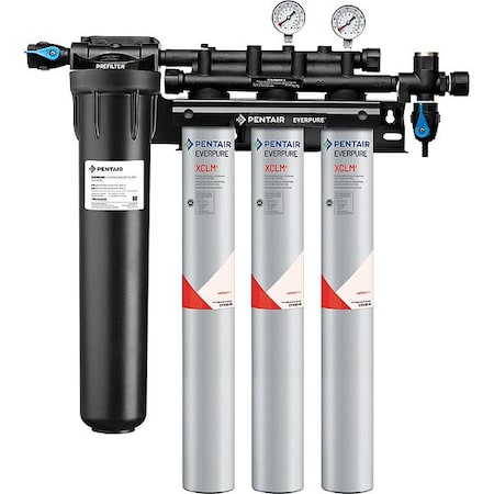 Pentair Everpure Water Filtration System, 3/4 in, FNPT EV976123 -75
