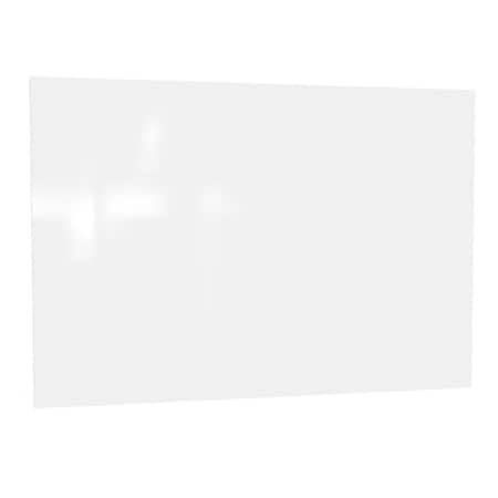 Ghent Whiteboard, Wall Mounted, (4) Markers, Magnetic Microfiber Cloth, 4 ft FLYD-46-GM-WH