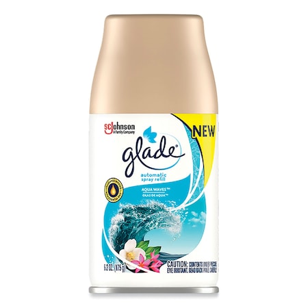Glade Automatic Air Freshener, Aqua Waves, 6.2 oz, 4PK 364812