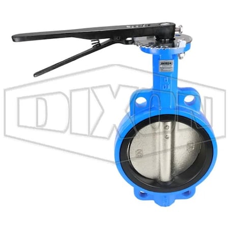 Dixon Wafer Style Butterfly Valve, 6 in Nominal, 150 lb, Ductile Iron Body, Buna-N/EPDM Softgoods IBFVW600E