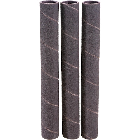 Grizzly 5/8" Dia. x 5-1/2" A/O Hard Sanding Sleeve, 80 Grit, 3PK H6665