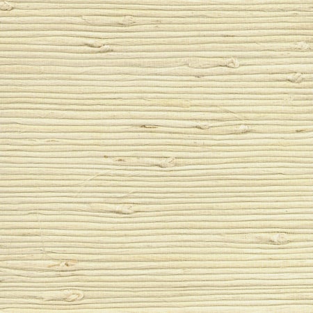 Advantage Battan Cream Grasscloth Wallpaper 4018-0050
