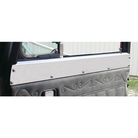 Replacement For Peterbilt 359 Year 1971 Stainless Steel Upper Door Trim