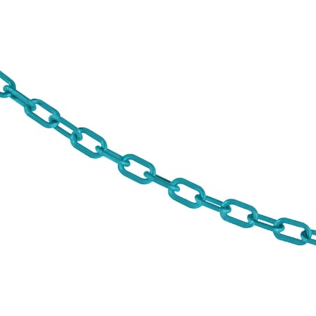 Mr. Chain 3/4" x 25' Turquoise Plastic Safety Chain 00056-25