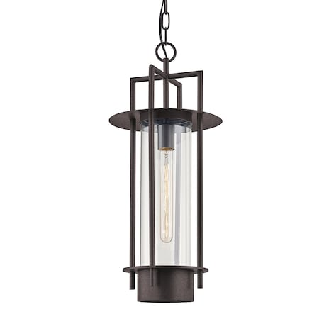 Troy Lighting Carroll Park 1 Light Lantern 10.5 In. Textured Bronze F6817-TBZ