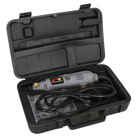 Performance Tool 43 pc. Rotary Tool Kit, Variable Speed, Polishing Grinding Cutting W50031