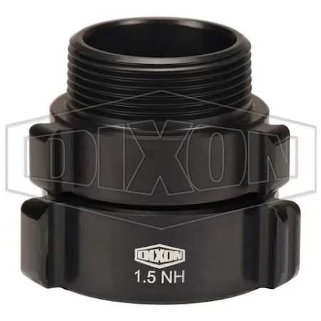 Dixon The Right Connection Rocker Lug Adapter, 1-1/2 in, MNPT x FNST, Aluminum, Domestic N54-15F15T