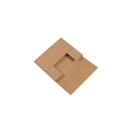 Bubblefast 50-10 1/4 x 8 1/4 x 1 1/4'' Kraft Easy-Fold Mailers, 50PK BFM1081K