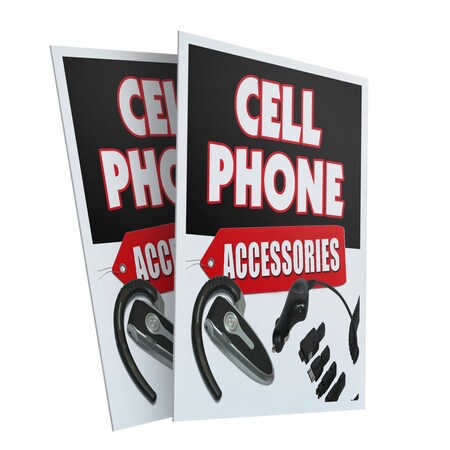 Signmission Cell Phone Accessories, Plastic Signs Only 24 Inch x 36 Inch, Corrugated Plastic, 2PK CSB-2436-2PACK-Cell Phone Accessories