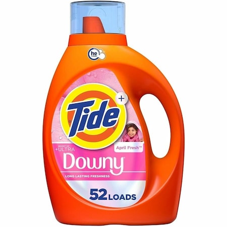 Tide Laundry Detergent, 73 oz, Bottle, PK4 17523