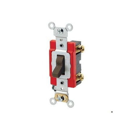 Leviton Toggle Double-Pole 20A Extra HD Brown 1222-2