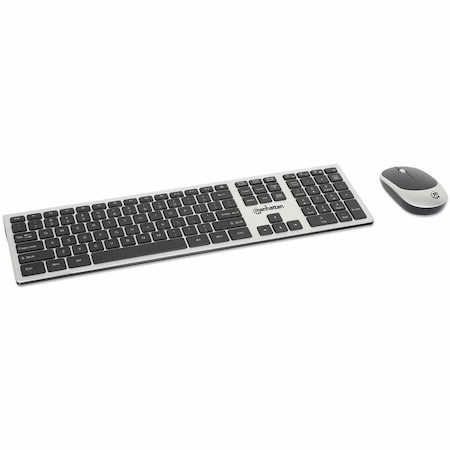 Manhattan MWK7400 Wireless USB Keyboard and Mouse Combo Set 180788