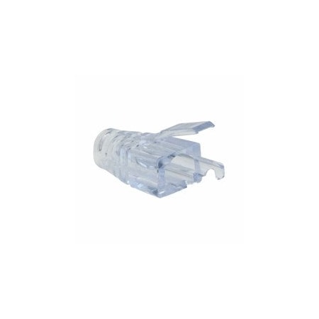 Cable Wholesale Platinum Tools EZ-RJ45 Cat5e Strain Relief Boots, Clear, 100PK 202035J