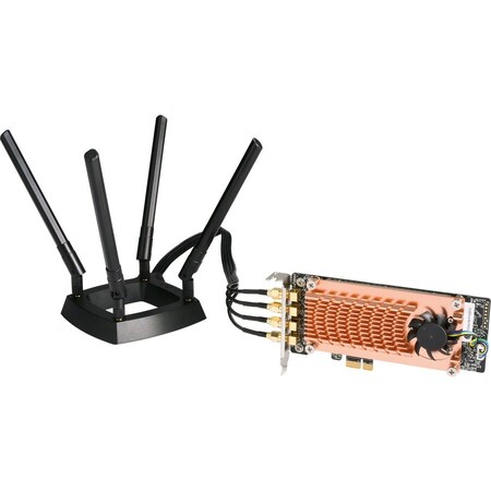 Qnap QWA-AC2600 IEEE 802.11ac Wi-Fi Adapter for Desktop Computer, NAS QWA-AC2600