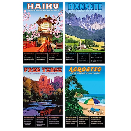 North Star Teacher Resources Poetry Poster Set NS3068