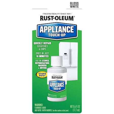 Specialty 0.6 Oz Rust-Oleum Brands White Appliance Touch-Up Paint 203000
