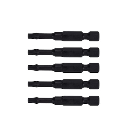 Century Drill & Tool STAR T20 X 2in IMPACT PRO 5PK 70820