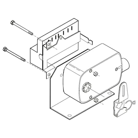 Belimo Crank Arm With retrofit bracket ZG-ECON1