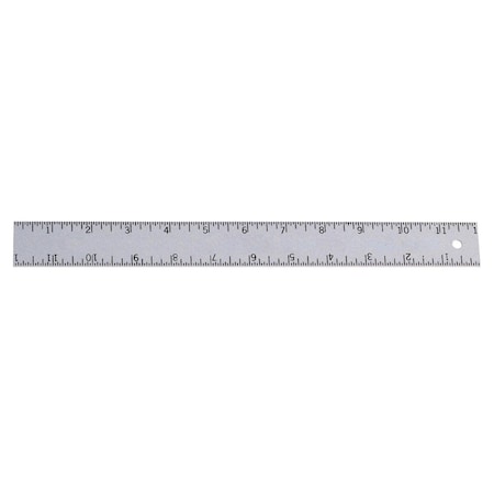 Mayes Hard Aluminum Ruler, 18 x 1.25 in. 248853