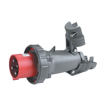 Pass & Seymour Pin And Sleeve Plugs, 30 A, 480V AC, Three Phase, 3 Pole, Style 2 Grounding, Red PS430P7W