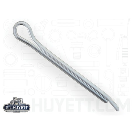 Huyett Hammerlock Cotter Pin, Zinc Plated Carbon Steel, 0.312 in Dia x 3.500 in Effective Length CPHZ-312-3500