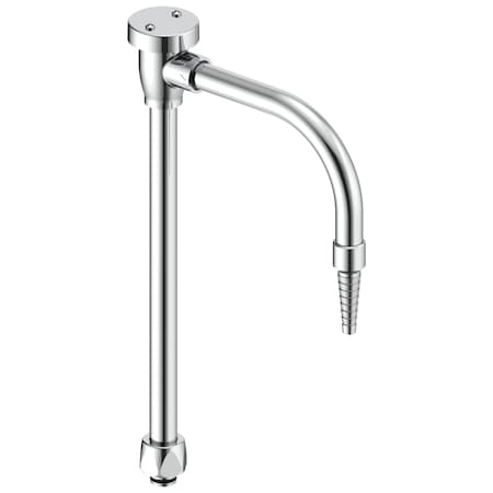 Delta Commercial Instit Parts Gooseneck Spout - Angle Vacuum Breaker In Chrome W6850