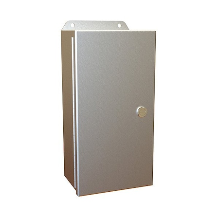 Hammond Latches Electrical Enclosure, 12 in H, 4 in D, 6 in W, 12, 13, 3R, 4, 4X, Aluminum EJ1264AL