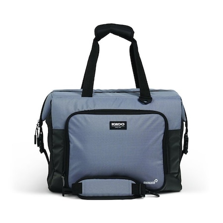 Igloo Latitude Snapdown Series 00064345 Cooler Bag, 15.93 in L, 8.45 in W, Polyester, Carbonite 64345