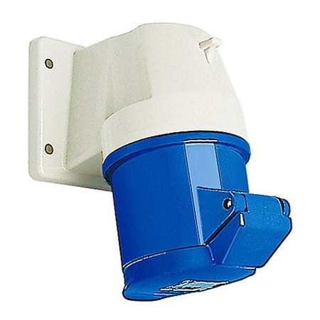 Walther-Werke Pin and Sleeve Receptacle, 30A, 230 or 250, 1 Phase, 2 Pole, Screw Terminals Wire Connection Type 534306